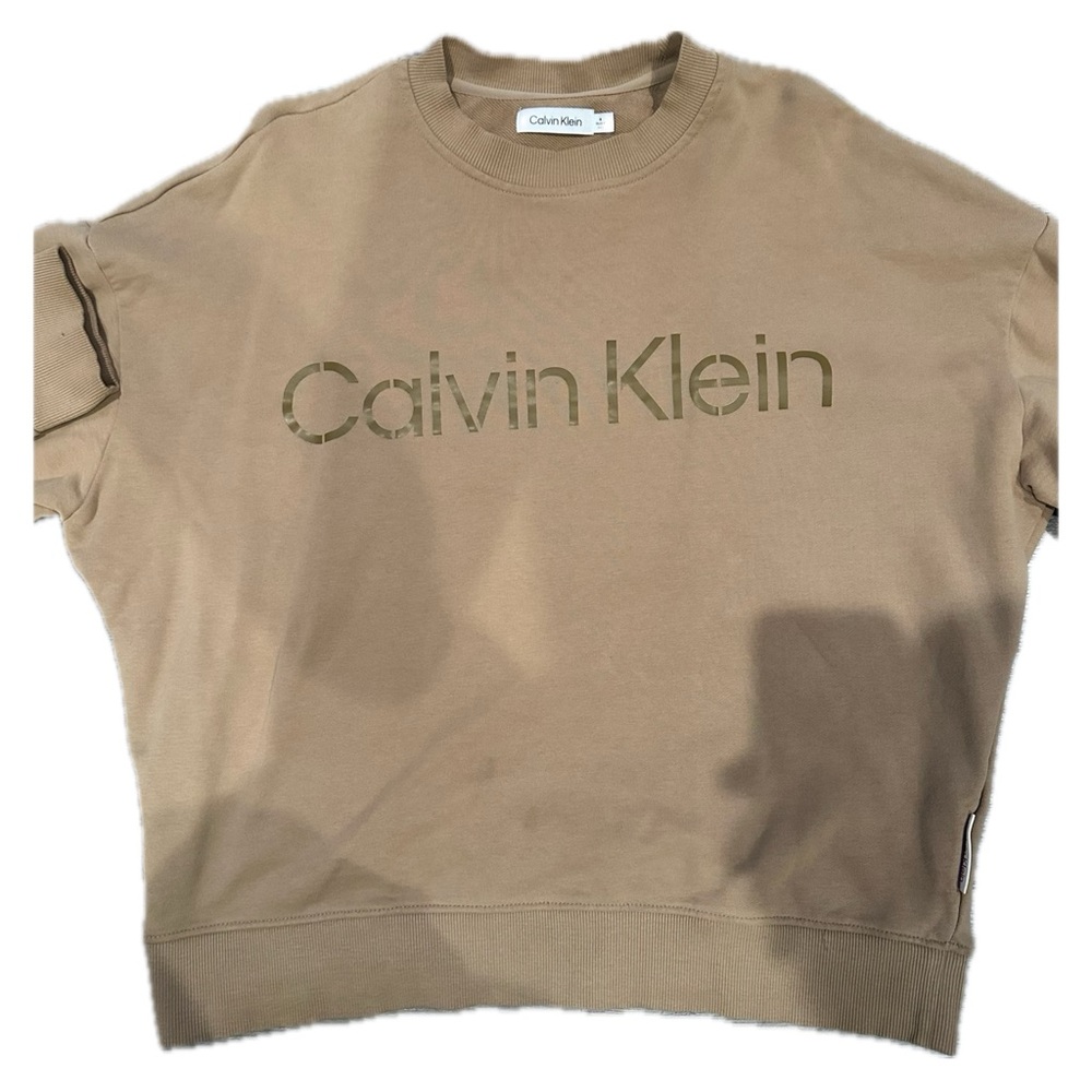 Calvin Klein Tan Sweatshirt
